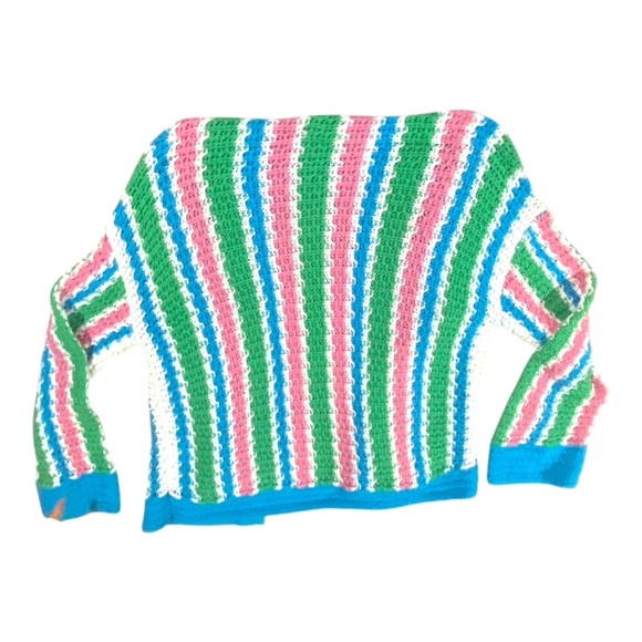 ZARA Bloggers Favorite MATCHING SET Crochet Crop Top & Cardigan Sweater Sz M - Picture 10 of 13